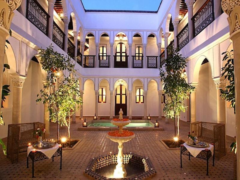 Riad Le Jardin D'Abdou Marrakesh Exterior photo The hotel's courtyard