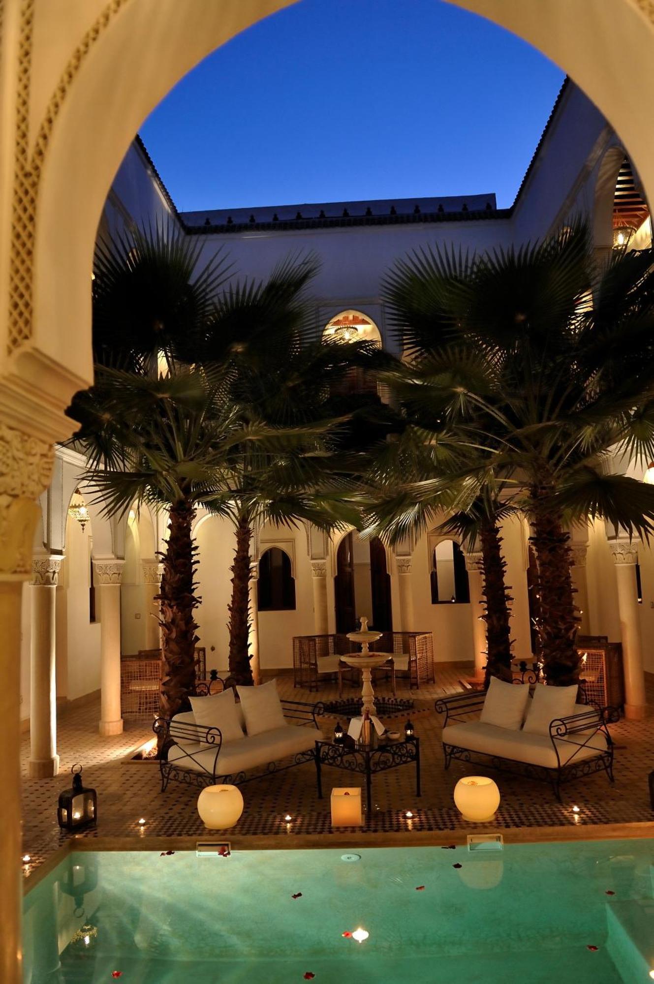 Riad Le Jardin D'Abdou Marrakesh Exterior photo The hotel's courtyard